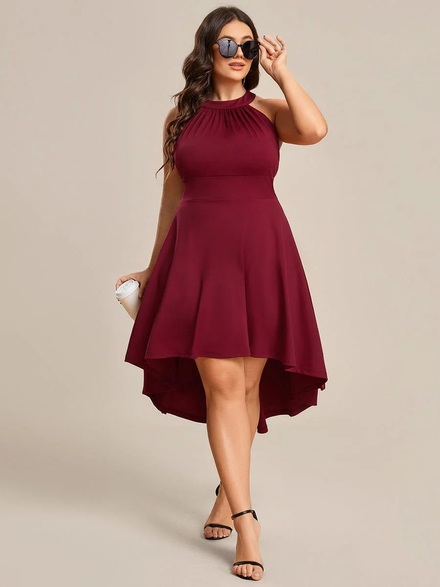 A-Line Halter Summer Sundresses Causal Cocktail Dress(Final Sale) - Image 8
