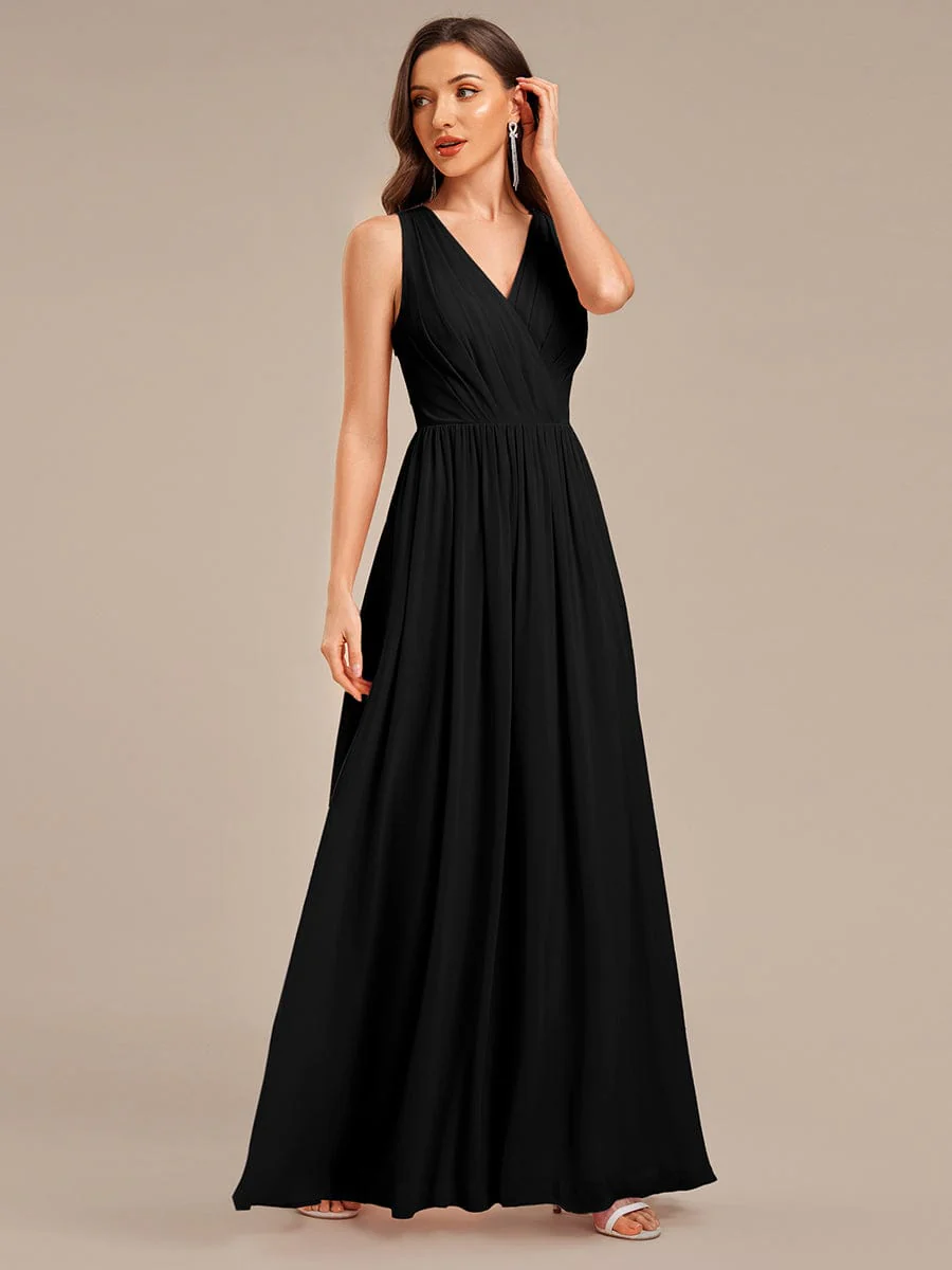 ever MARIBEL|Appliqué Chiffon Maxi Bridesmaid Dress - Image 11