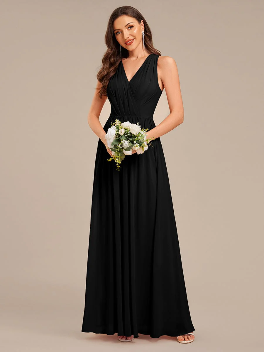 ever MARIBEL|Appliqué Chiffon Maxi Bridesmaid Dress - Image 12