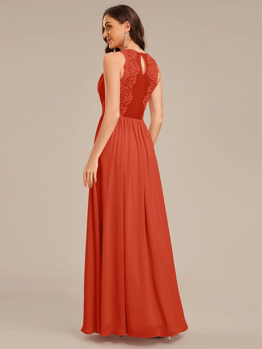 ever MARIBEL|Appliqué Chiffon Maxi Bridesmaid Dress - Image 14