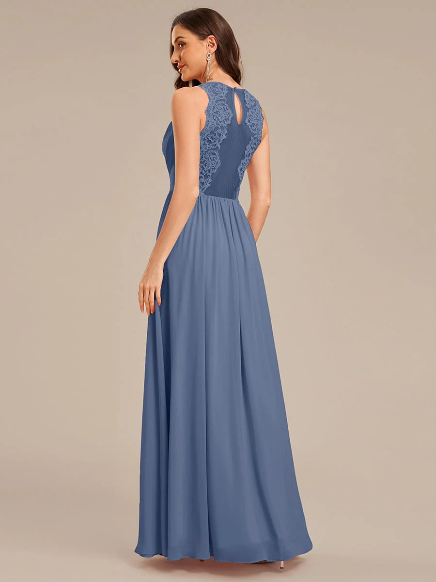 ever MARIBEL|Appliqué Chiffon Maxi Bridesmaid Dress - Image 24