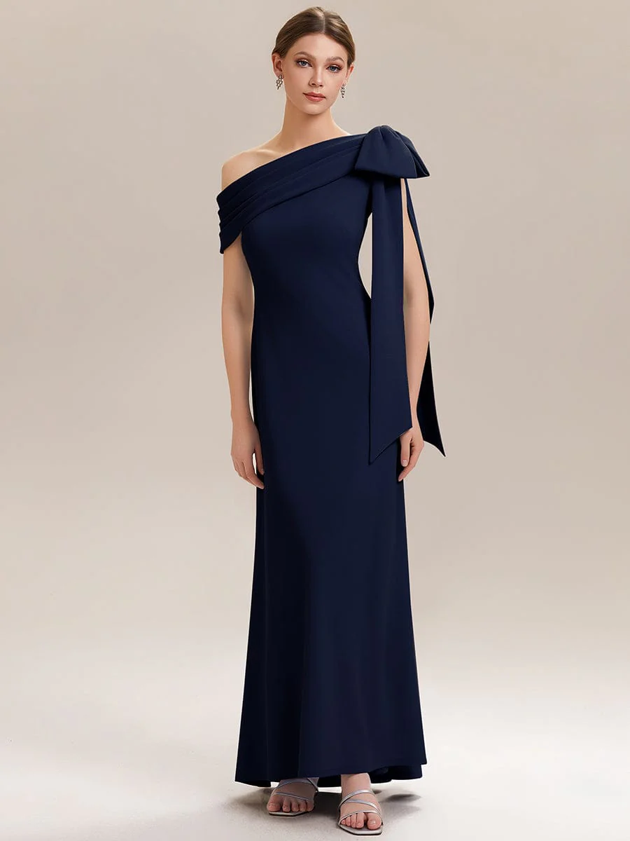 ever NOIR|Bow Knit Sleeveless Dress - Image 23