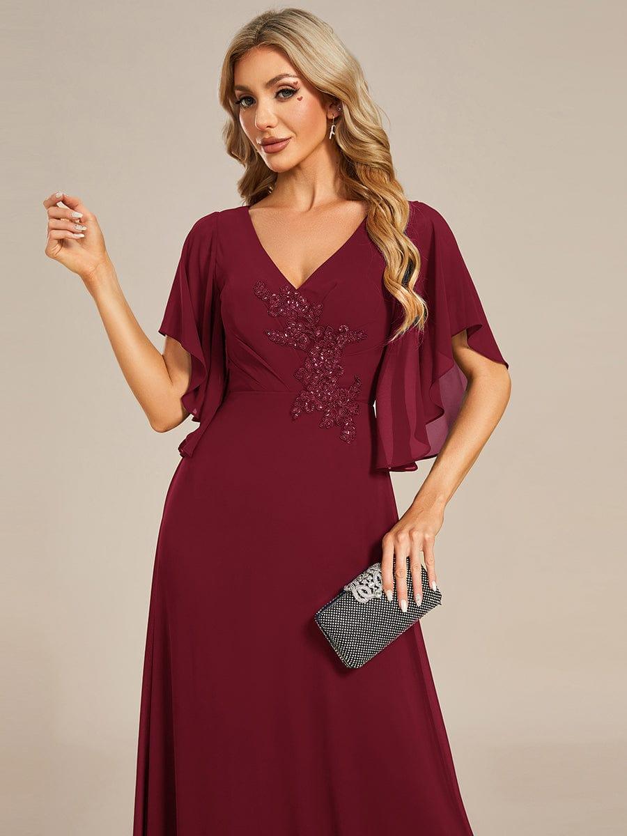 Burgundy Concert Dresses - Image 19