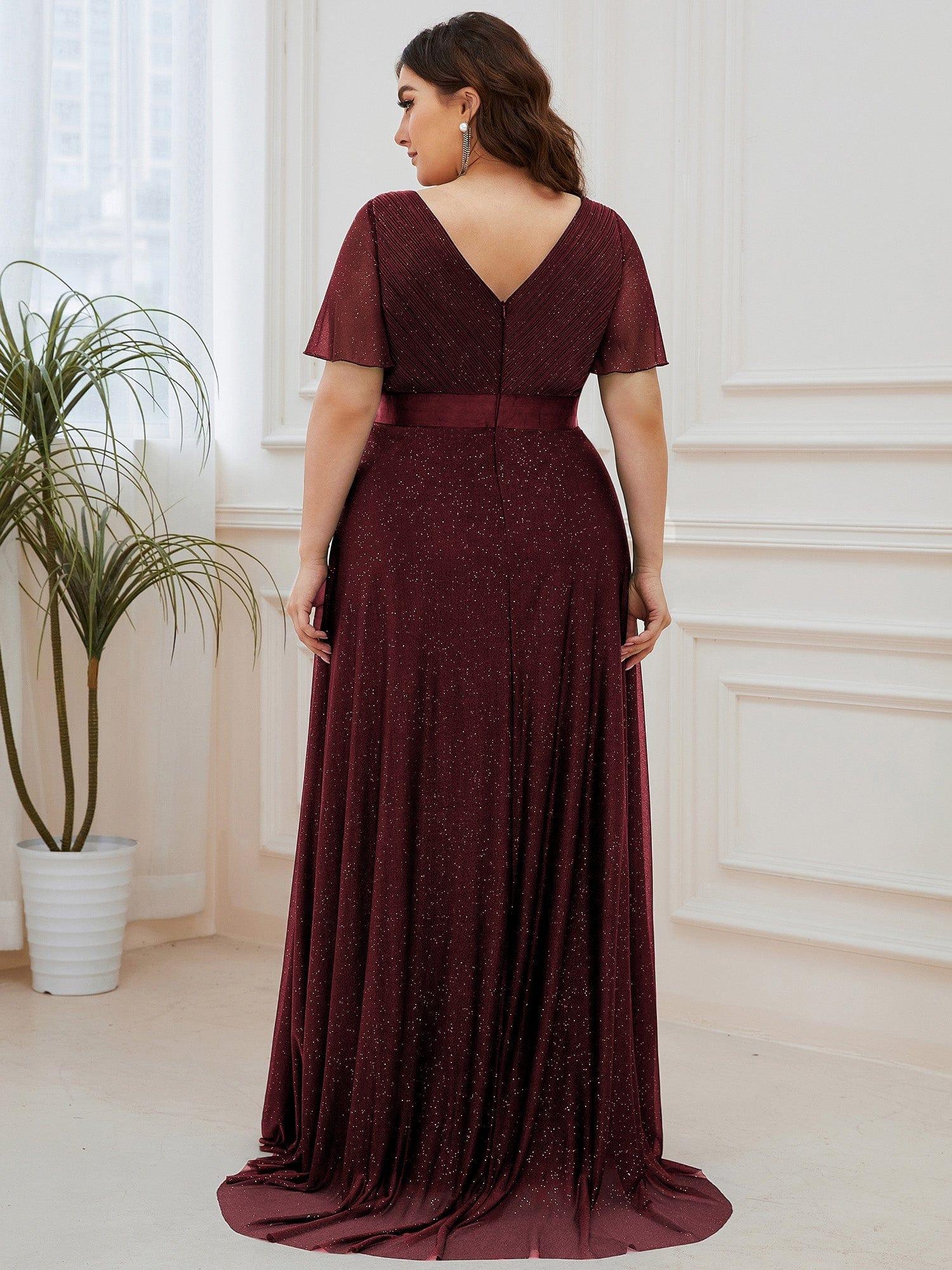 Burgundy Concert Dresses - Image 7