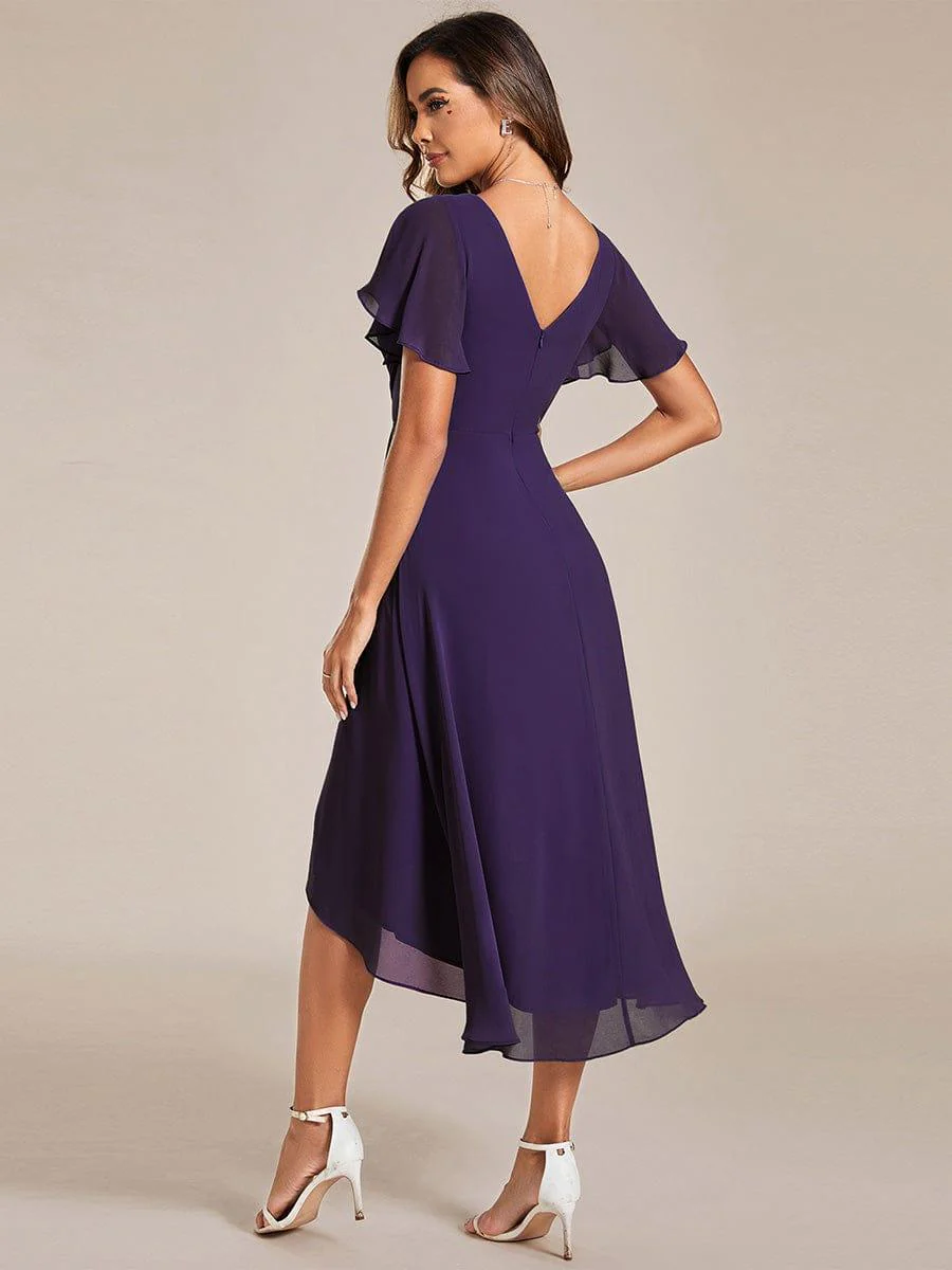 ever FAYE|Chic V Neck High-Low Evening Dress - Image 116