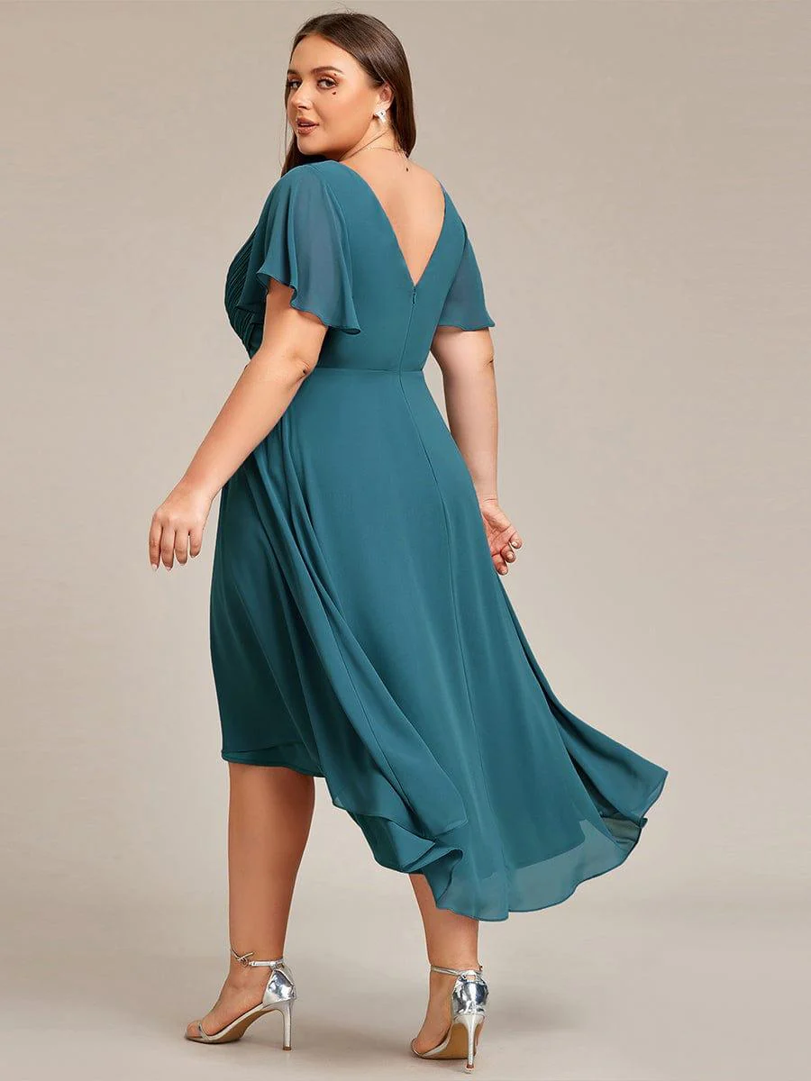 ever FAYE|Chic V Neck High-Low Evening Dress - Image 129