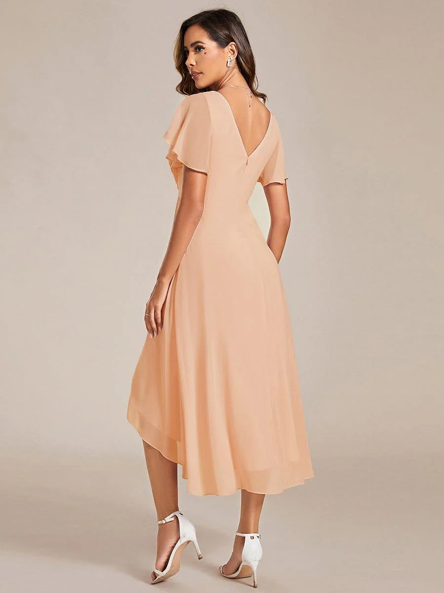 ever FAYE|Chic V Neck High-Low Evening Dress - Image 152