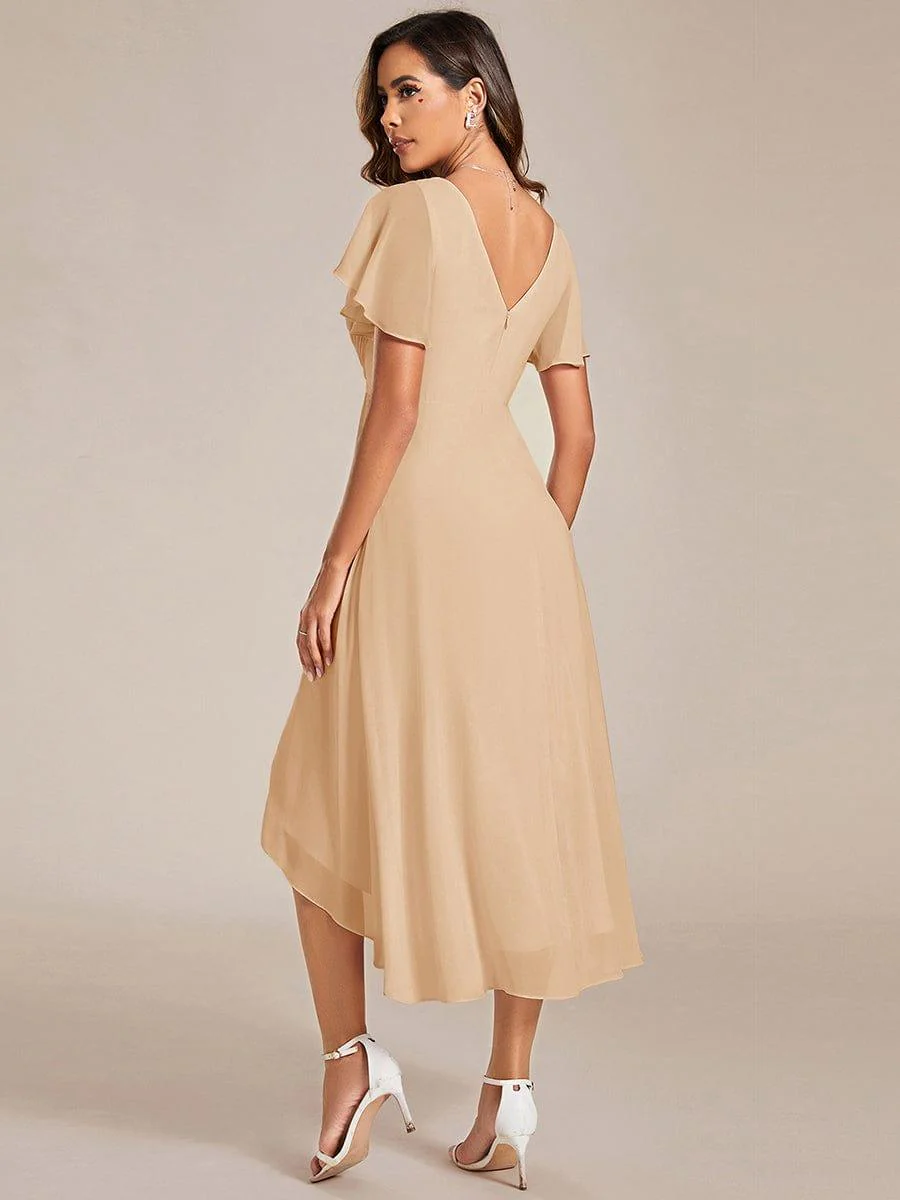 ever FAYE|Chic V Neck High-Low Evening Dress - Image 168
