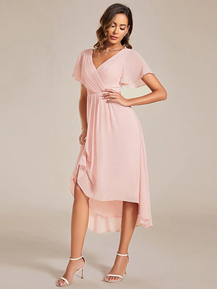 ever FAYE|Chic V Neck High-Low Evening Dress - Image 17