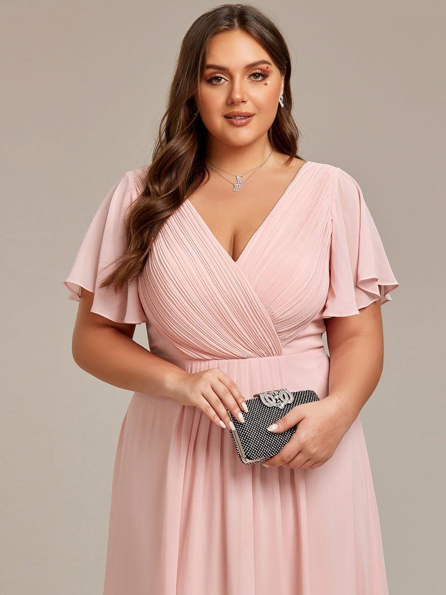 ever FAYE|Chic V Neck High-Low Evening Dress - Image 31
