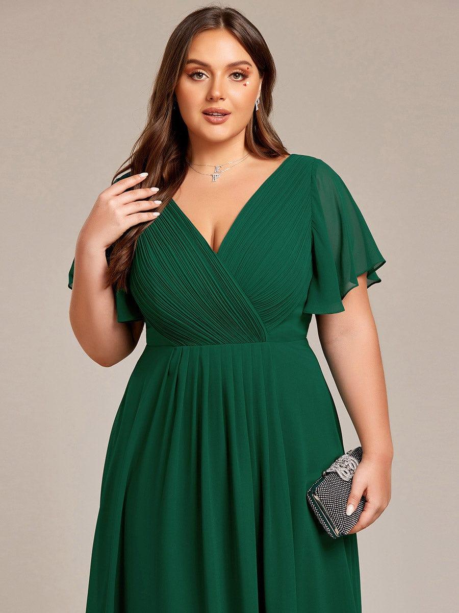 ever FAYE|Chic V Neck High-Low Evening Dress - Image 36