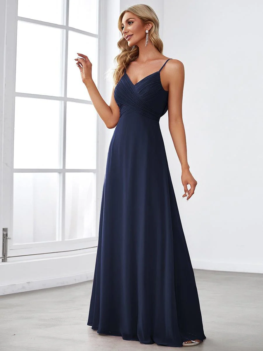 ever NOVA|Sweetheart Draped Back Floor Length Bridesmaid Dress - Image 31