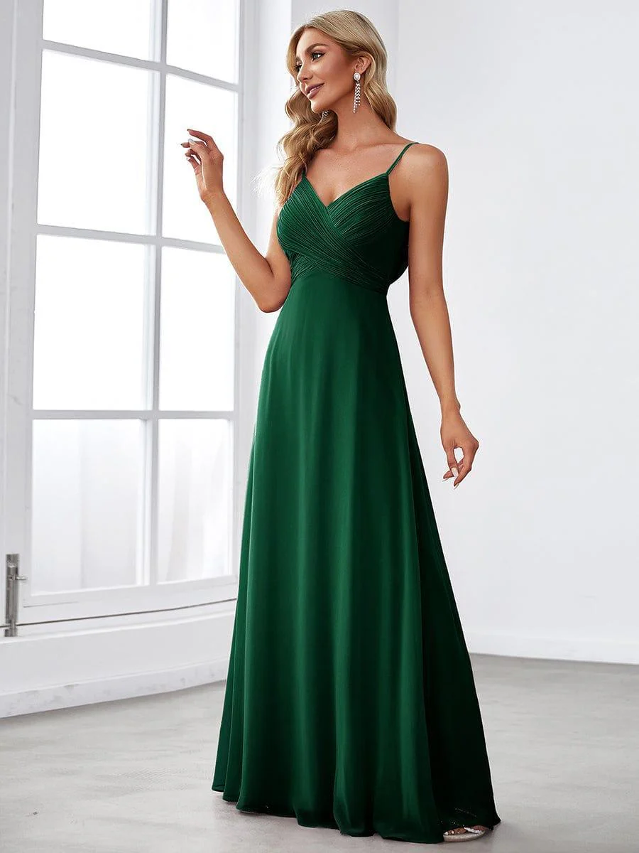 ever NOVA|Sweetheart Draped Back Floor Length Bridesmaid Dress - Image 42