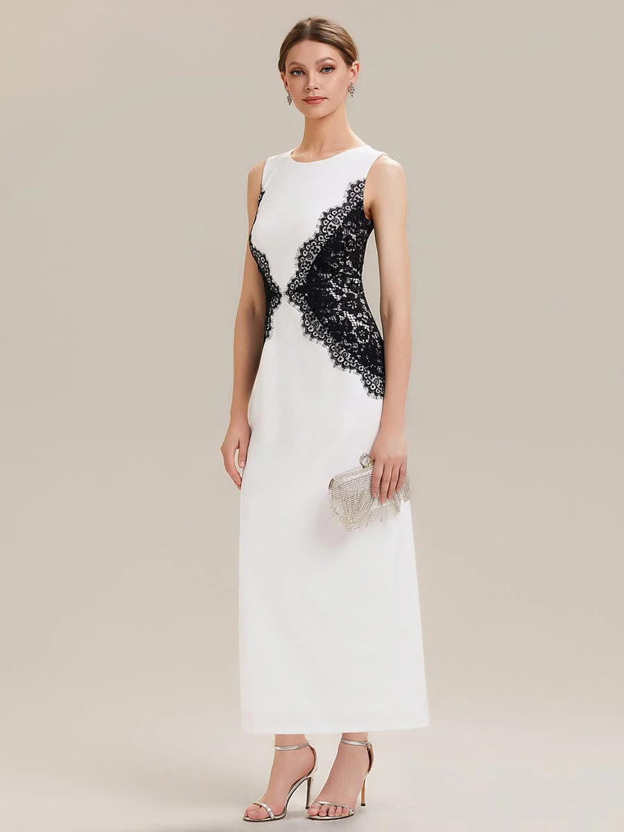 ever IVORY|Cut-Out Detail Knit Sleeveless Dress - Image 19