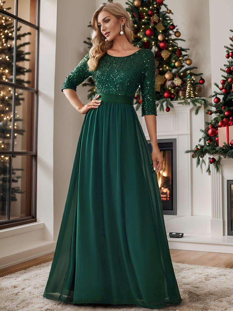 Dark Green Concert Dresses - Image 32