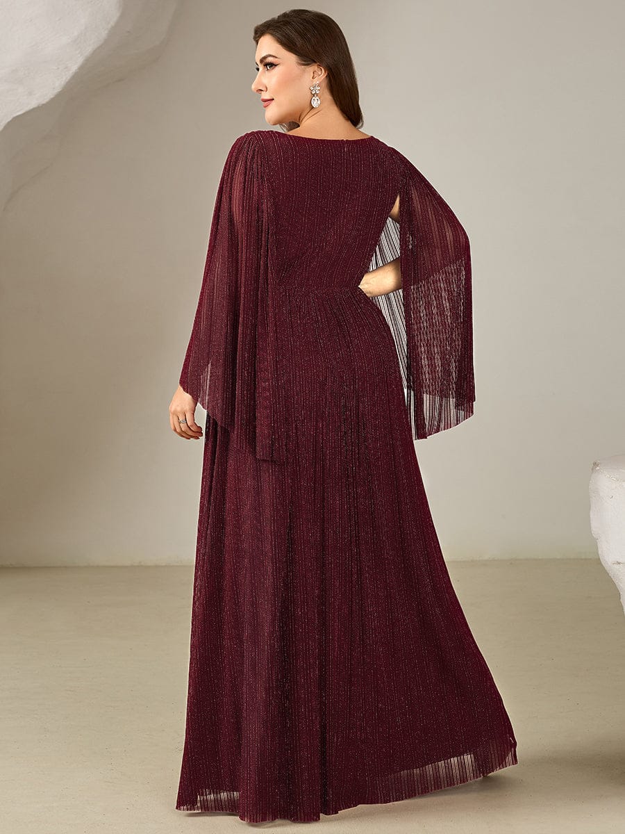 ever ISLA|Deep V-Neck Batwing Sleeve Maxi Dress - Image 7