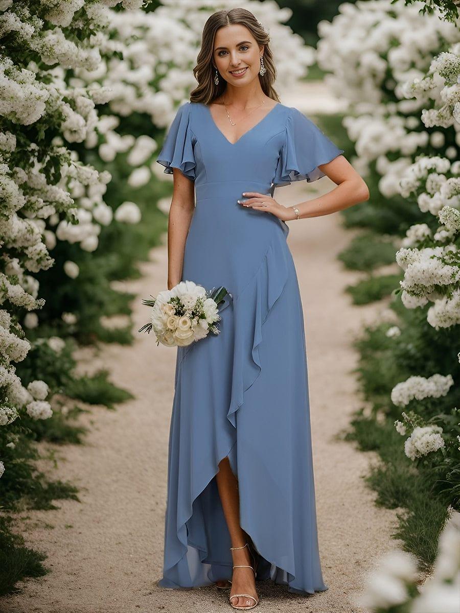 Dusty Blue Concert Dresses - Image 23