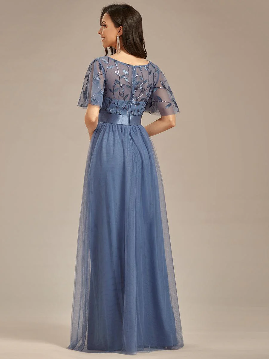 Dusty Blue Concert Dresses - Image 51