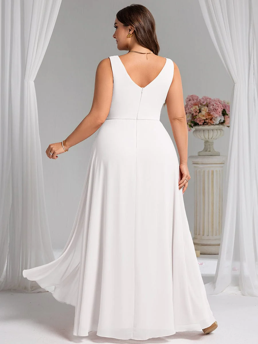 Elegant Side Slit Bridesmaid Dress - Image 39