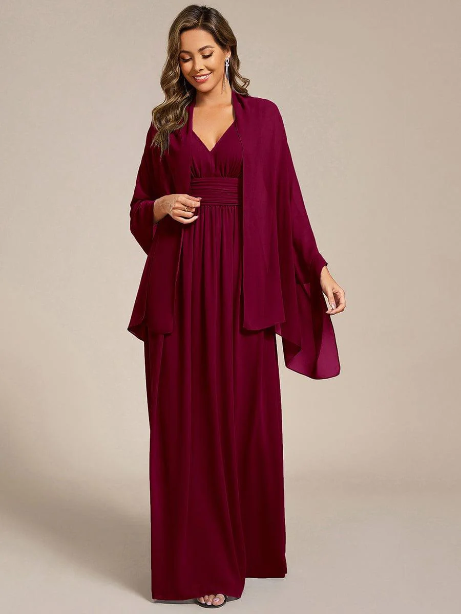 ever CHARLEE|Elegant Women's Chiffon Shawl For Special Occasion - Image 3