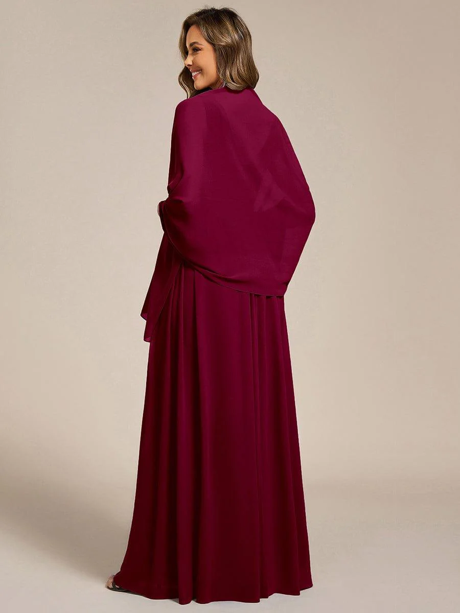 ever CHARLEE|Elegant Women's Chiffon Shawl For Special Occasion - Image 4