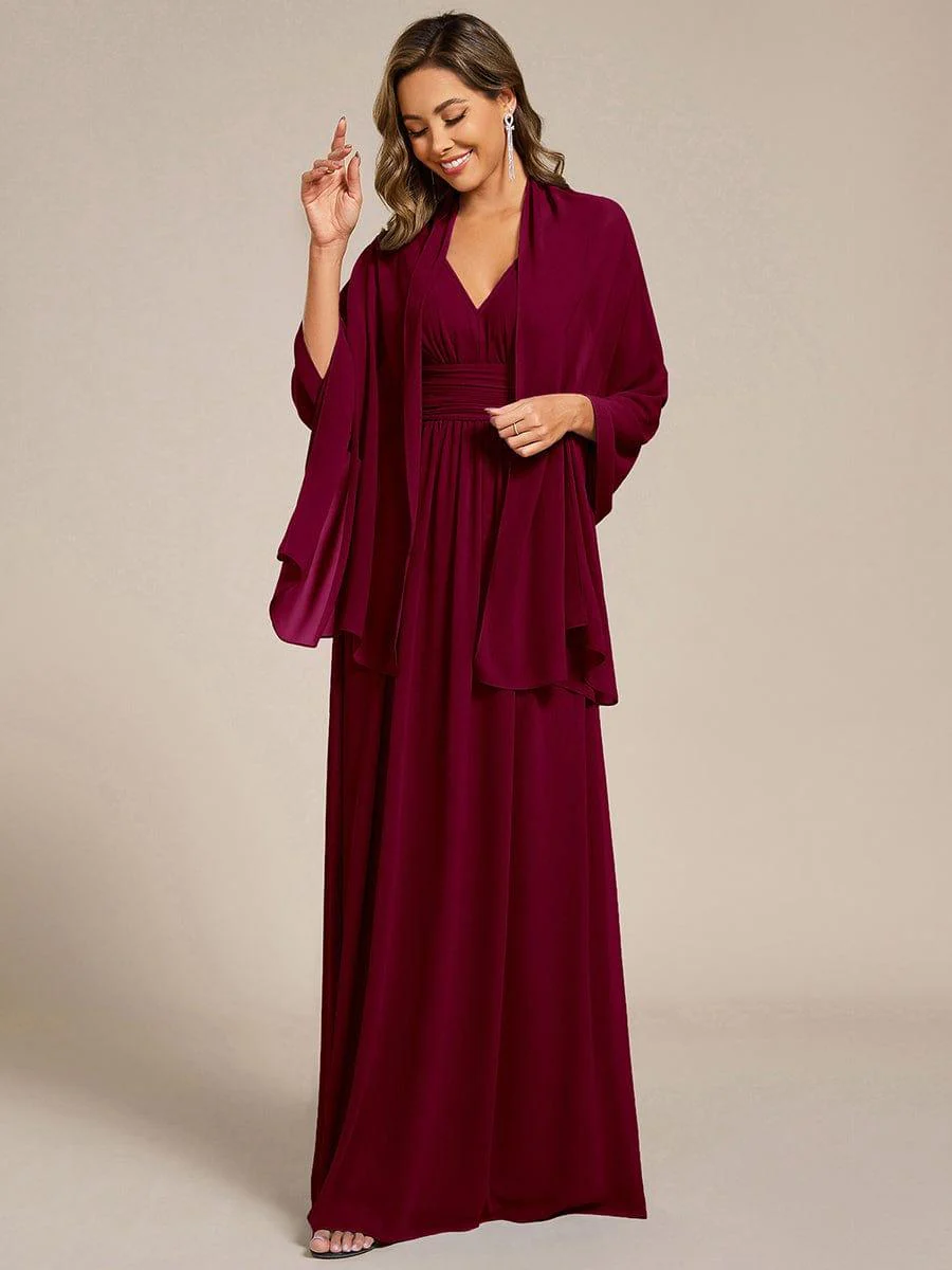 ever CHARLEE|Elegant Women's Chiffon Shawl For Special Occasion - Image 6