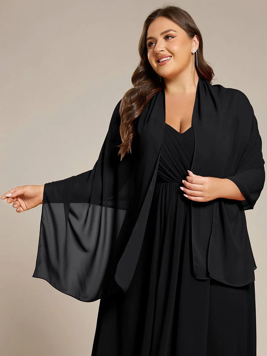 ever CHARLEE|Elegant Women's Chiffon Shawl For Special Occasion - Image 7