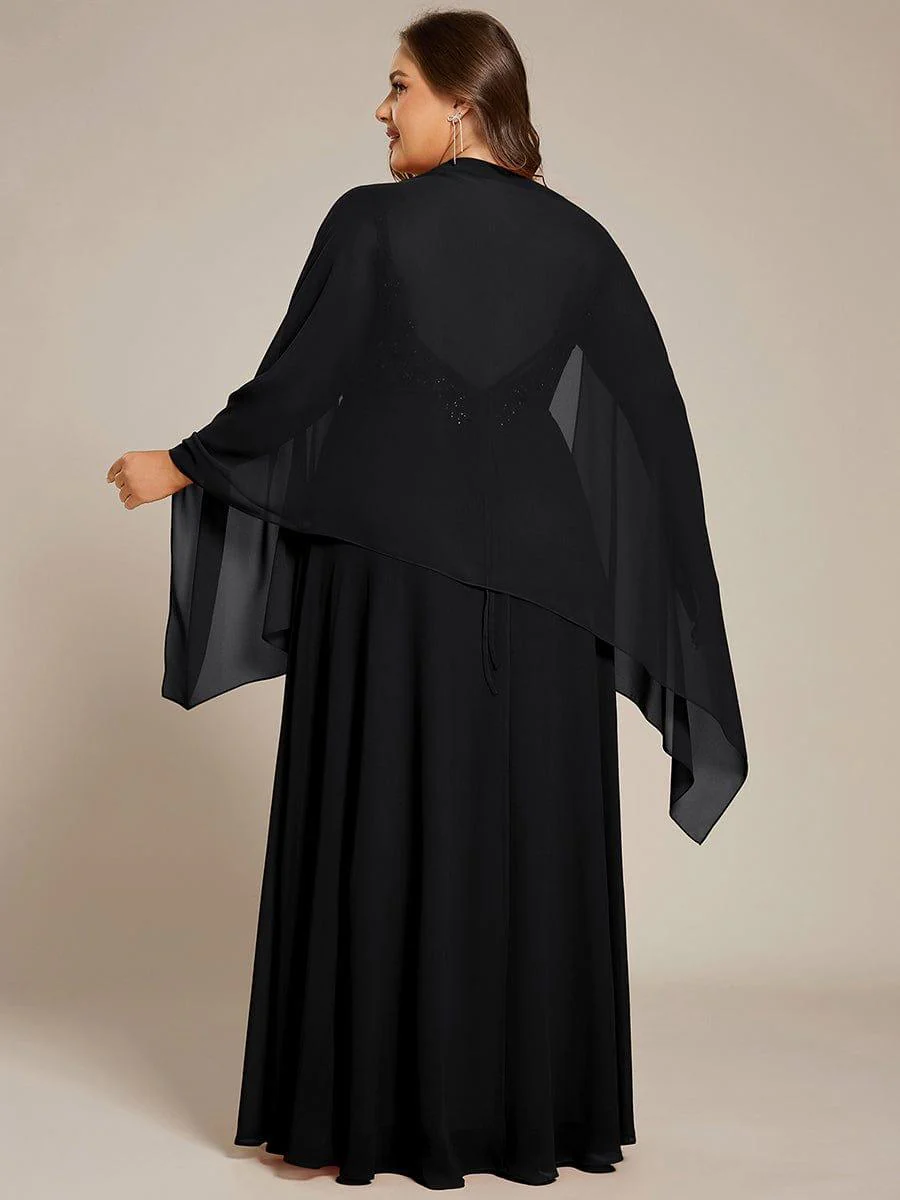 ever CHARLEE|Elegant Women's Chiffon Shawl For Special Occasion - Image 9