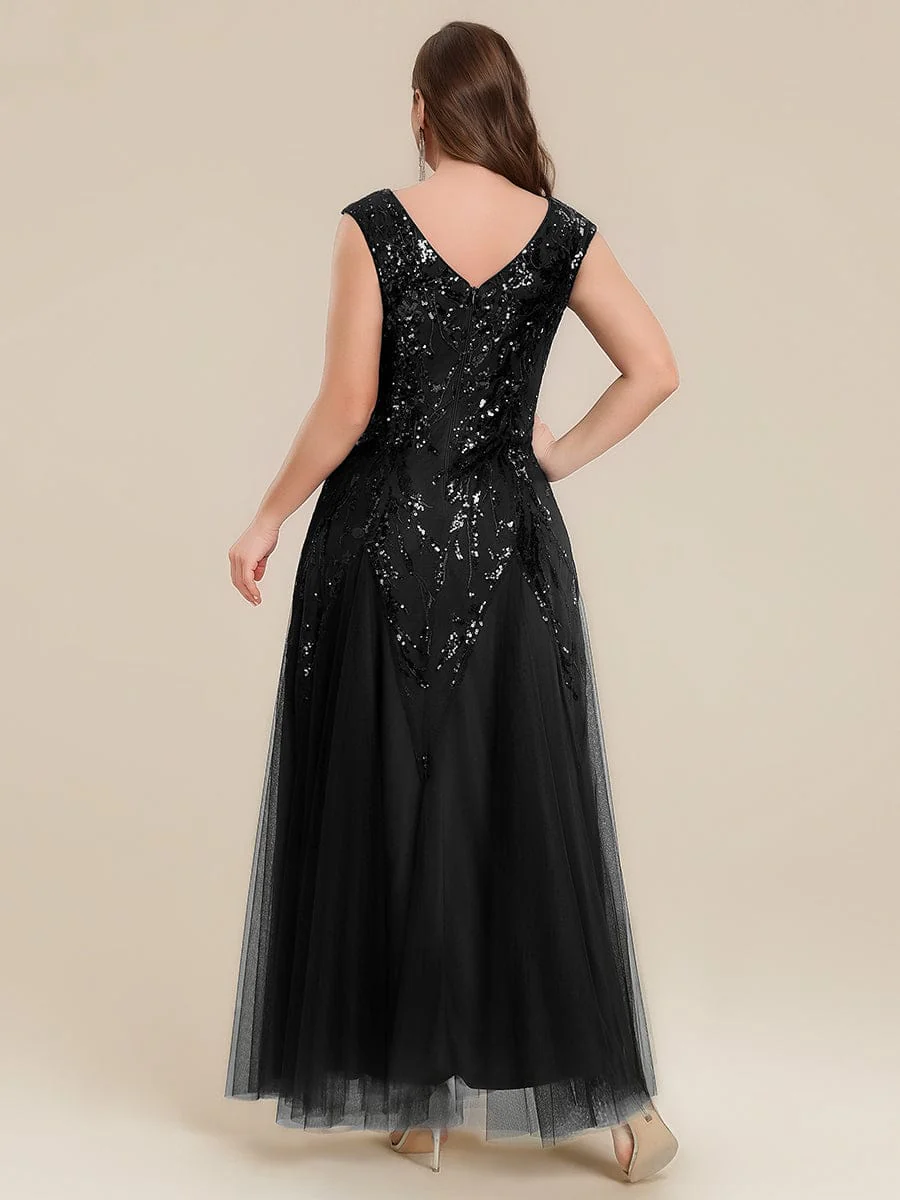 ever FREYA|Embroidered Sequin Cap Sleeve Dress - Image 13