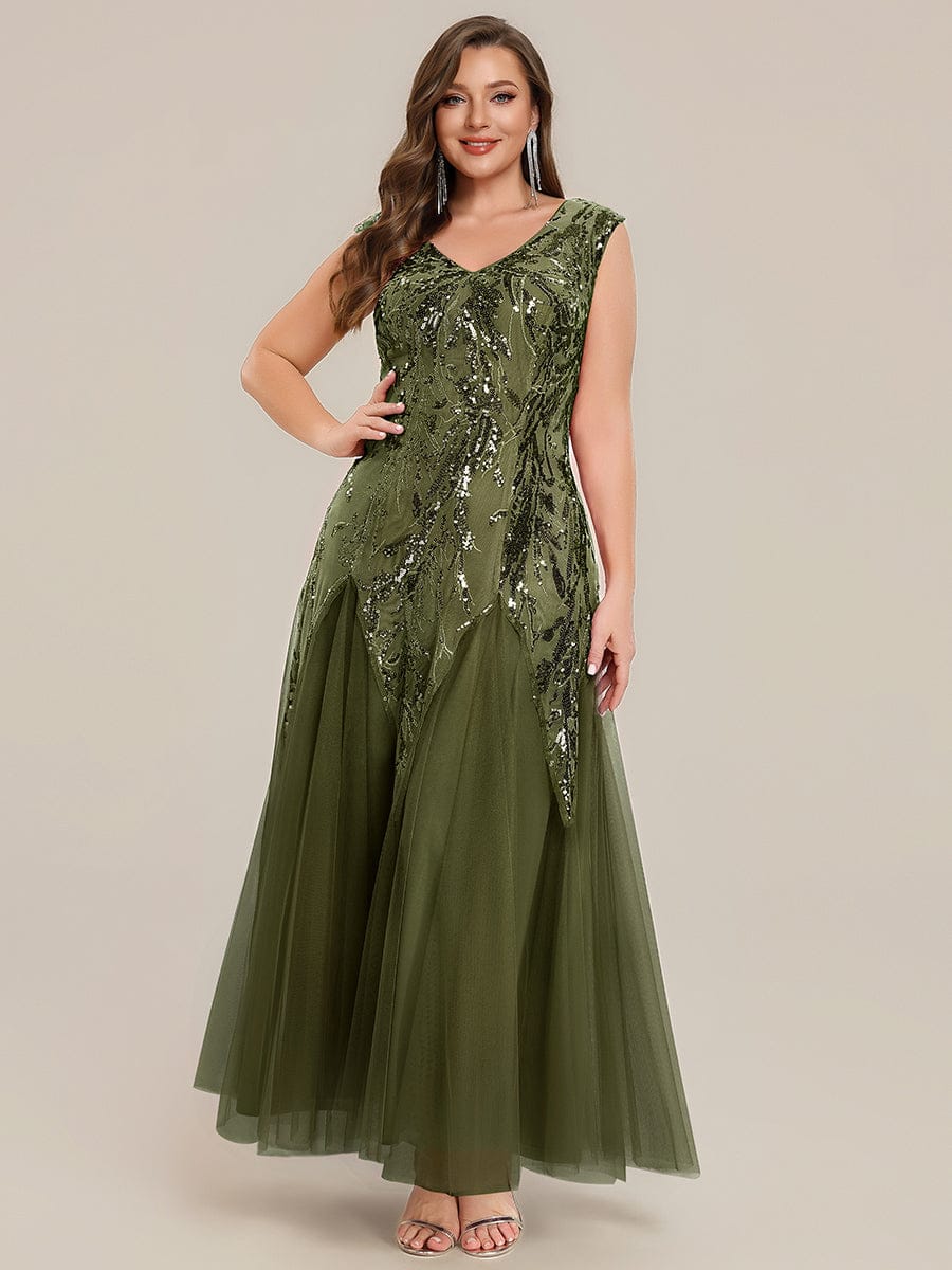 ever FREYA|Embroidered Sequin Cap Sleeve Dress - Image 32
