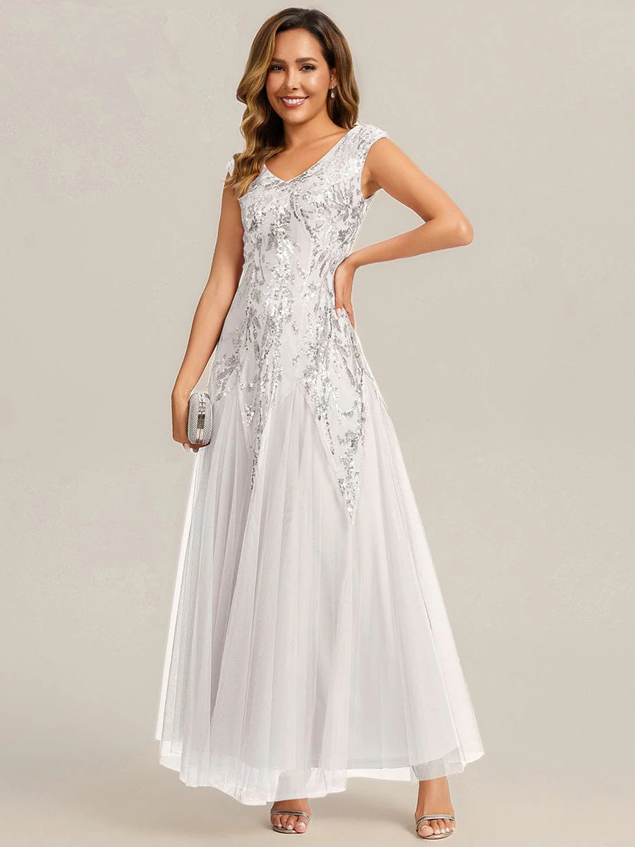 ever FREYA|Embroidered Sequin Cap Sleeve Dress - Image 43
