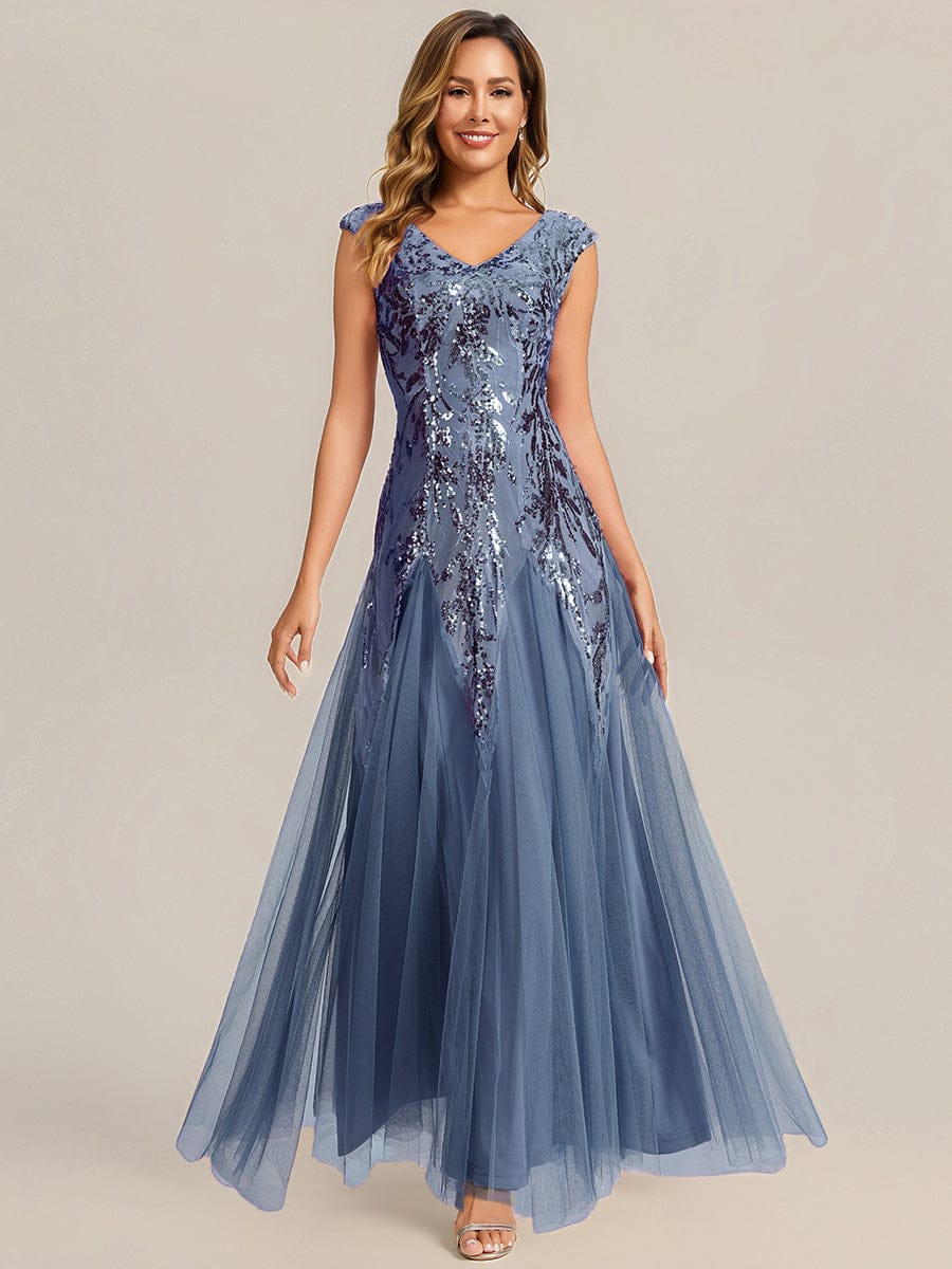 ever FREYA|Embroidered Sequin Cap Sleeve Dress - Image 80
