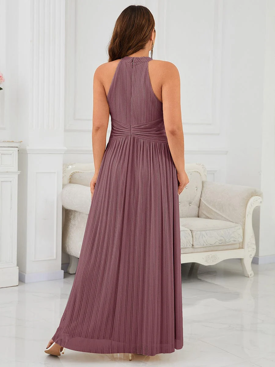 ever EVERLAINE|Plus Size Sparkle Halter Neck Formal Evening Dress with A-line Silhouette - Image 19