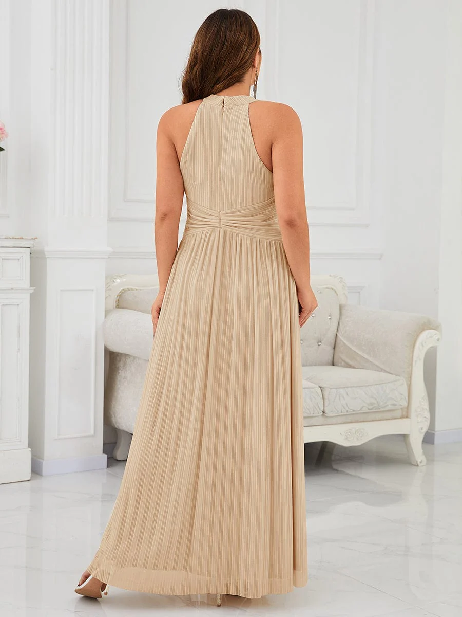 ever EVERLAINE|Plus Size Sparkle Halter Neck Formal Evening Dress with A-line Silhouette - Image 29