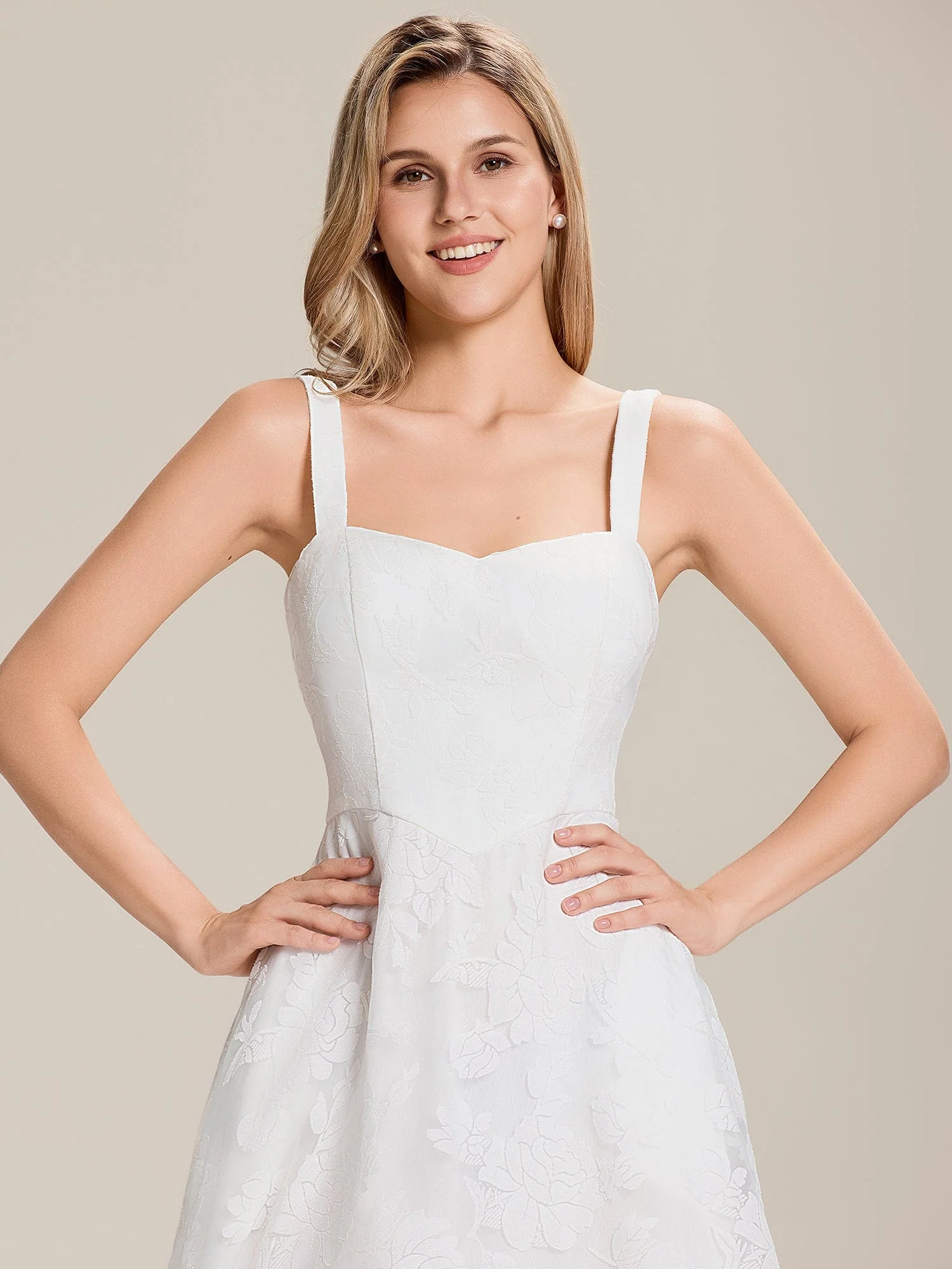 ever ELODIE|Floral Midi Dress with Pockets - Image 3