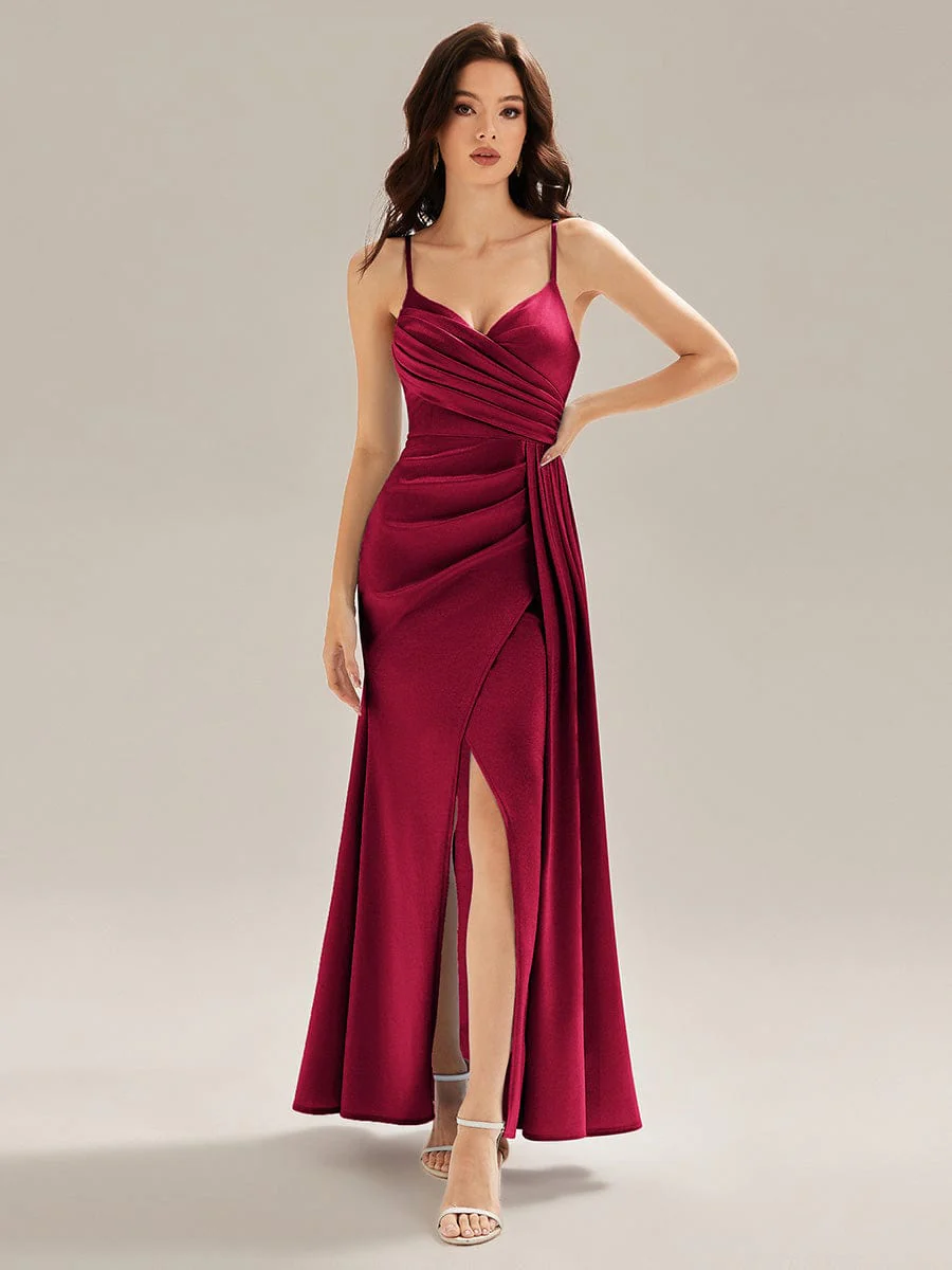 ever HARVEY|Flowing Ribbons Satin Evening Dress - Image 15