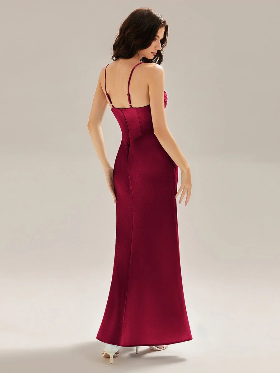 ever HARVEY|Flowing Ribbons Satin Evening Dress - Image 16