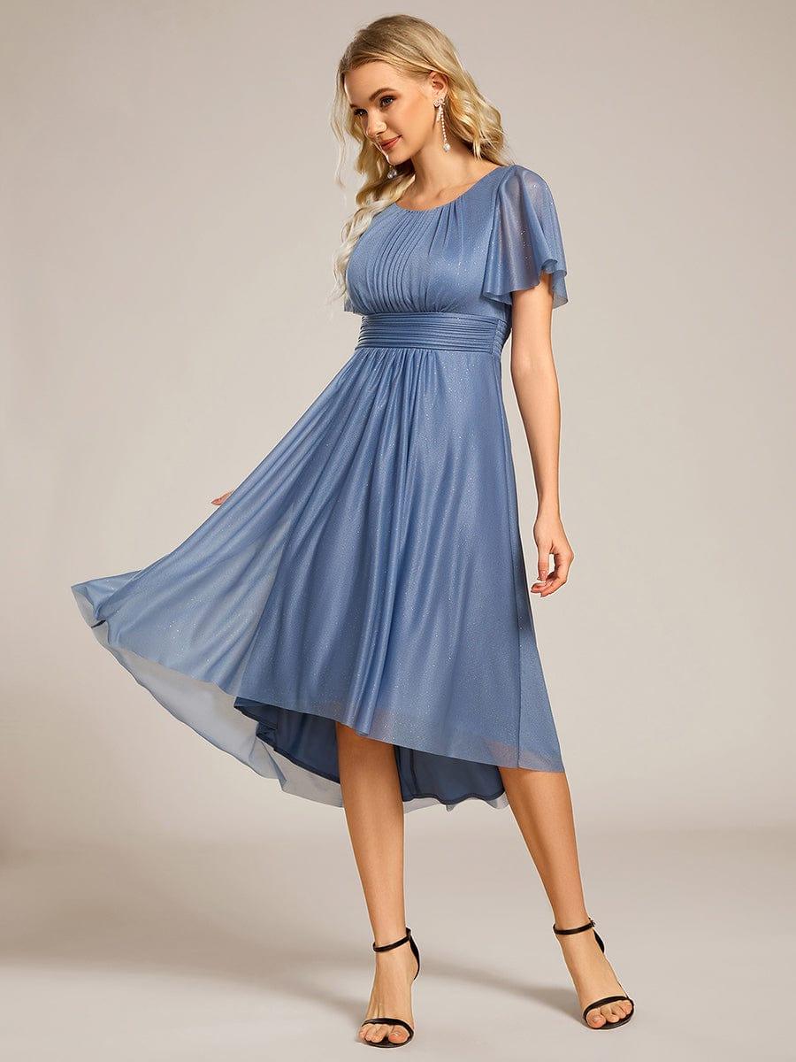 ever CLARYN|Glitter Round Neck Midi Wedding Guest Dress - Image 27