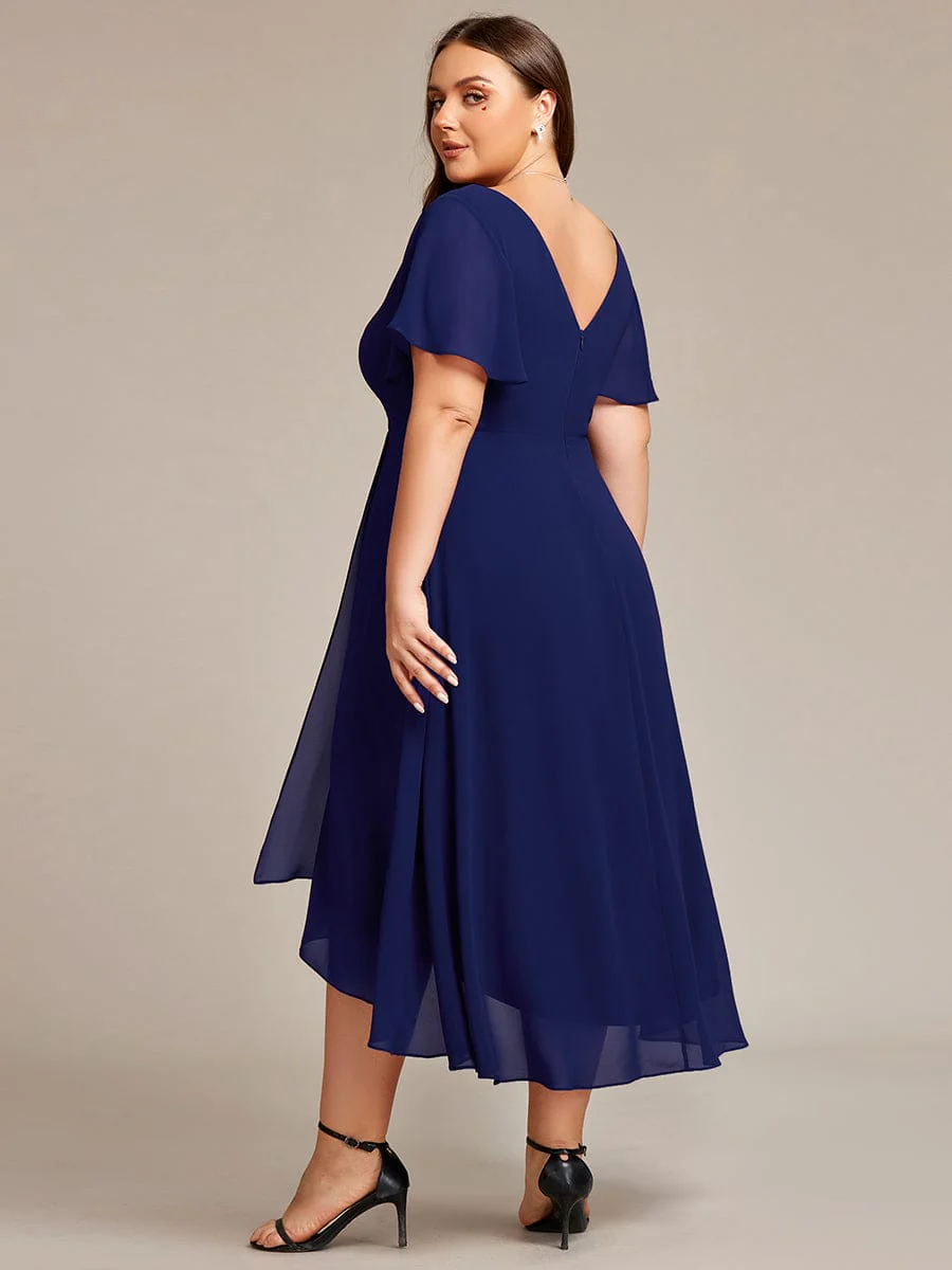 ever AALIA|High Low Chiffon Wedding Guest Dress(Final Sale) - Image 12