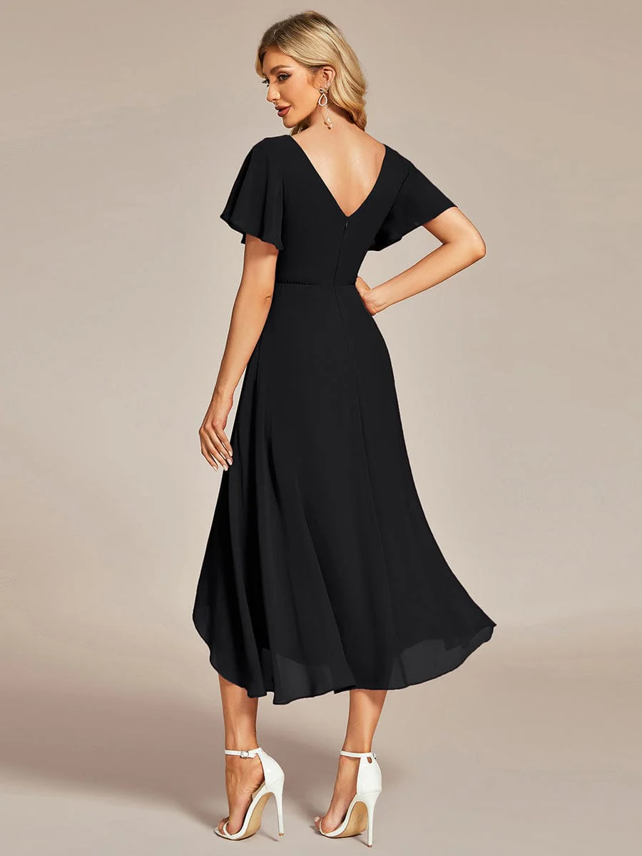 ever AALIA|High Low Chiffon Wedding Guest Dress(Final Sale) - Image 27