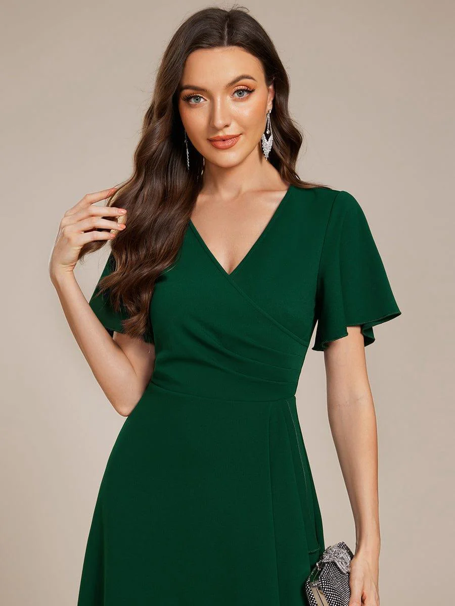 ever FALLON|High Stretch Midi Wedding Guest Dress - Image 13