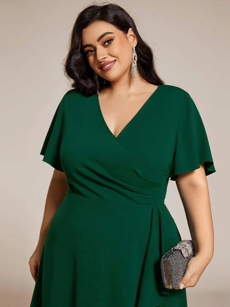 ever FALLON|High Stretch Midi Wedding Guest Dress - Image 18