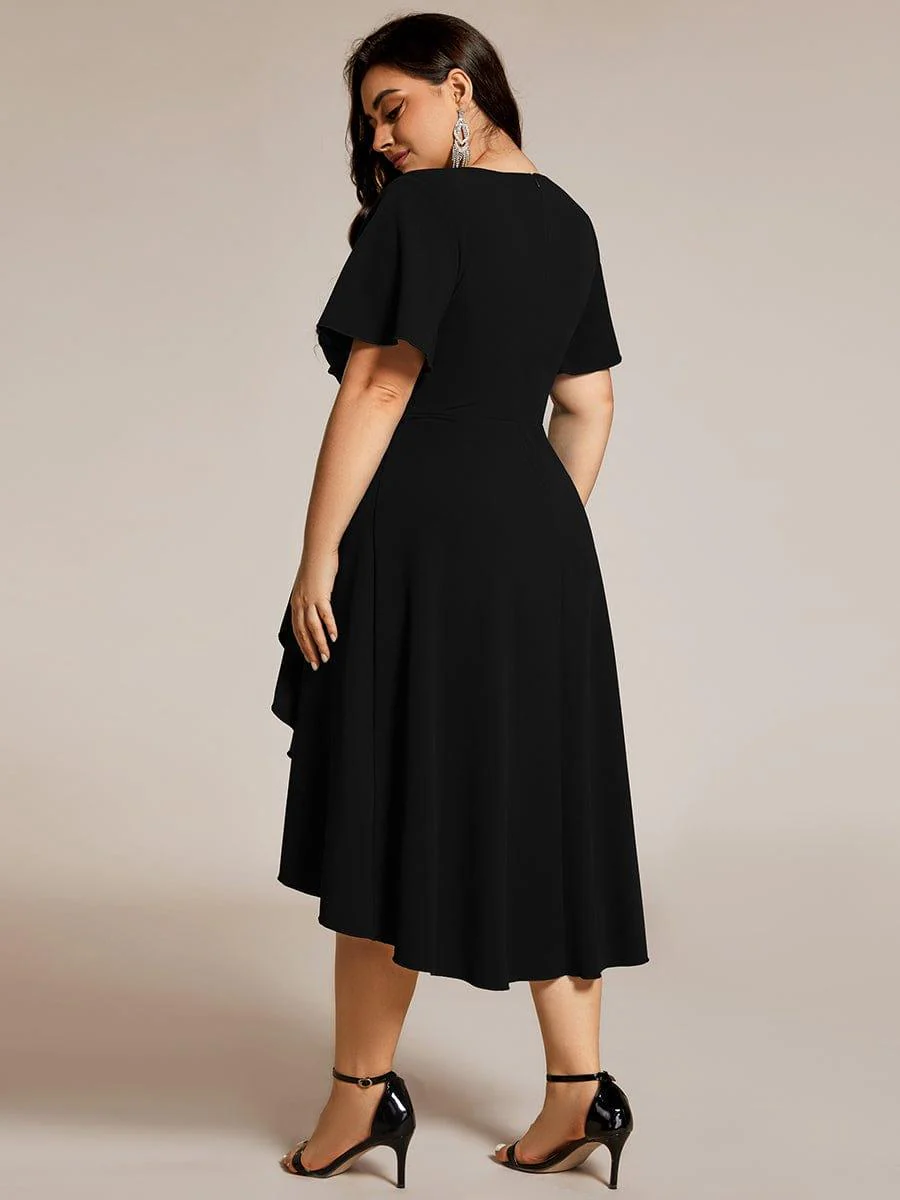 ever FALLON|High Stretch Midi Wedding Guest Dress - Image 7