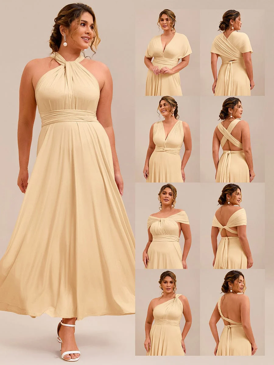ever STYLES|High-Stretch Soft Versatile Convertible Bridesmaid Dress - Image 21