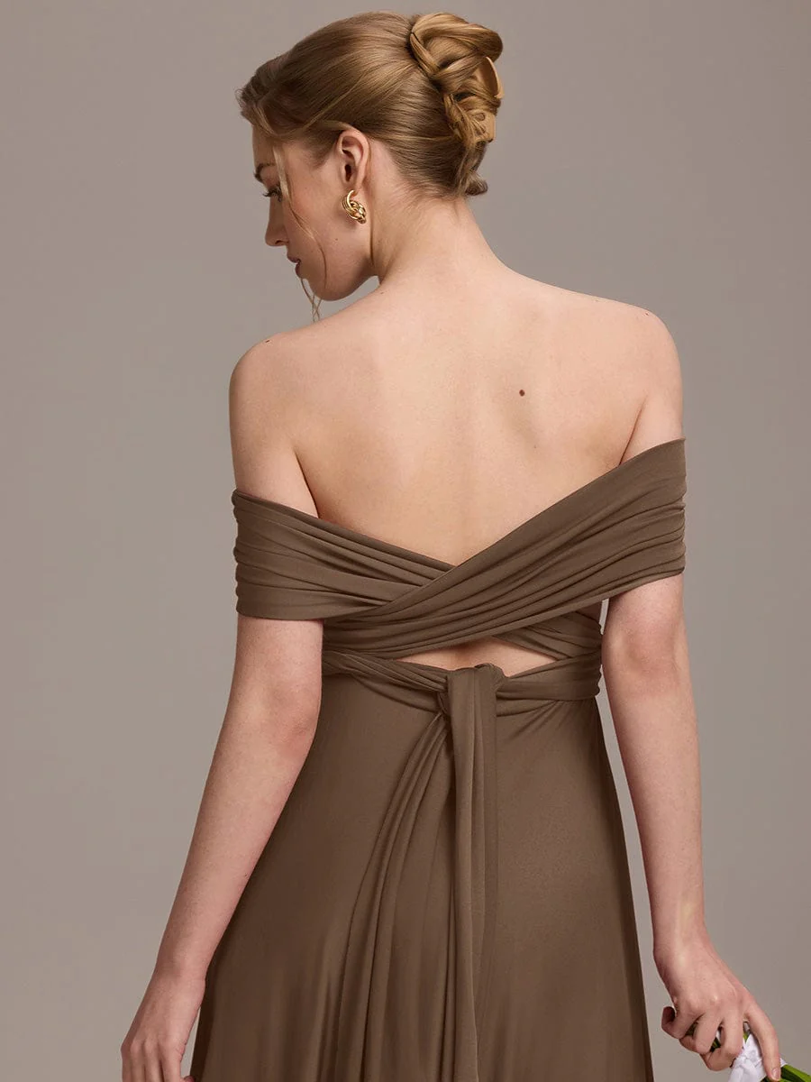 ever STYLES|High-Stretch Soft Versatile Convertible Bridesmaid Dress - Image 51