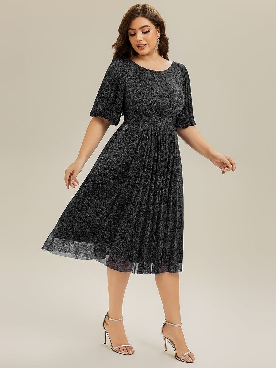 ever MARIS|Knit Half Sleeve Wedding Guest Dress - Image 13