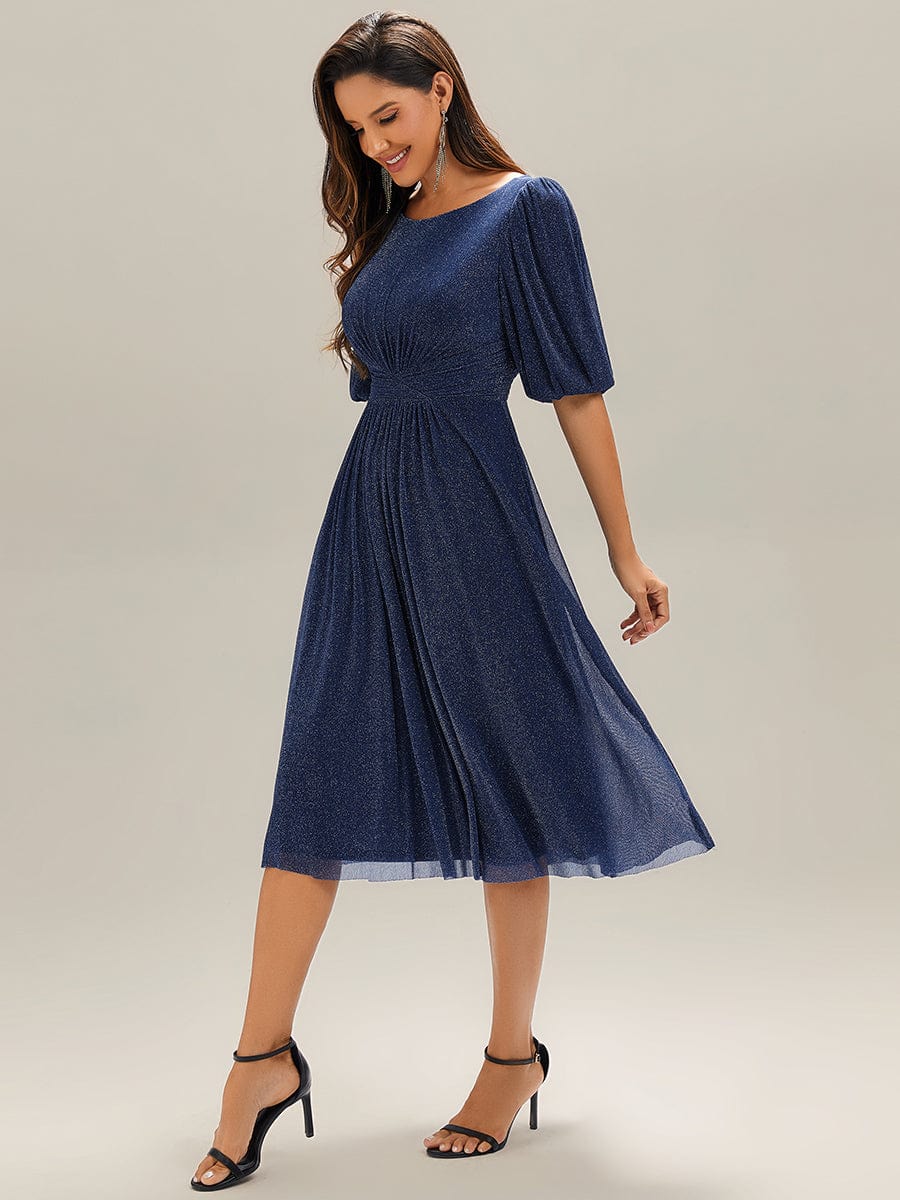 ever MARIS|Knit Half Sleeve Wedding Guest Dress - Image 17