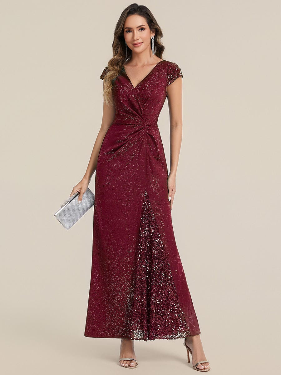 ever KAIA|Knotted Knit Cap Sleeve Dress - Image 24
