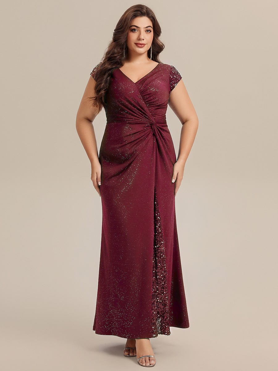 ever KAIA|Knotted Knit Cap Sleeve Dress - Image 33