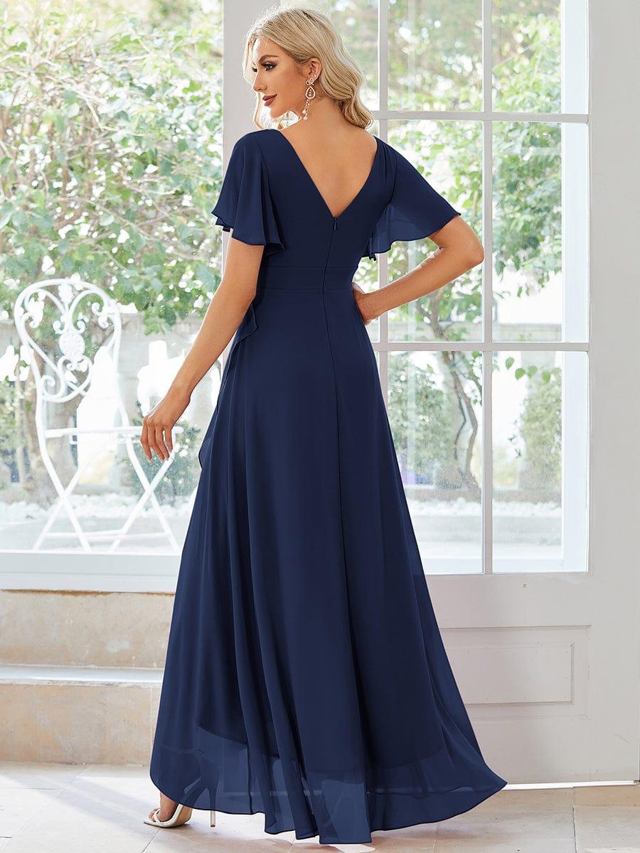 Navy Chiffon Bridesmaid Dresses - Image 78